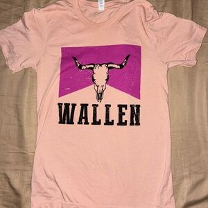Bella Canvas Peach and Purple Morgan Wallen T-Shirt